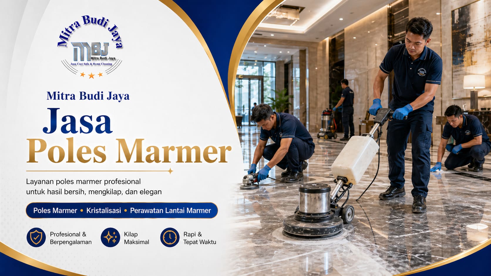 Cover Jasa Poles Lantai Marmer Granit Teraso Dekat Tangerang