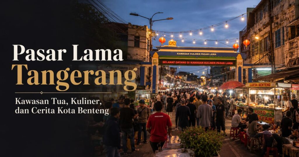 14. Pasar Lama Tangerang Kawasan Tua, Kuliner, dan Cerita Kota Benteng