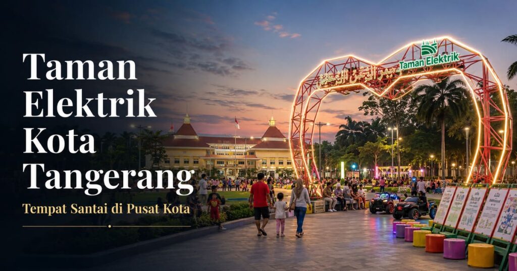 Taman Elektrik Kota Tangerang Tempat Santai di Pusat Kota